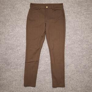 MICHAEL Michael Kors Pants Womens 8 Brown Knit Jegging Slim Stretch Casual Fall